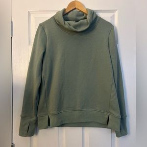 Fleece Lined Cowl Neck Sweater